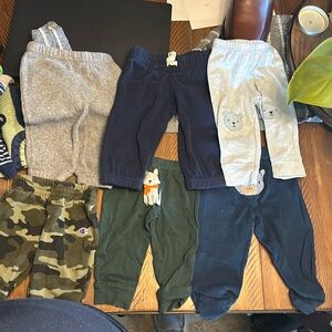 Bundle of 6 pairs of 6mo boys sweats